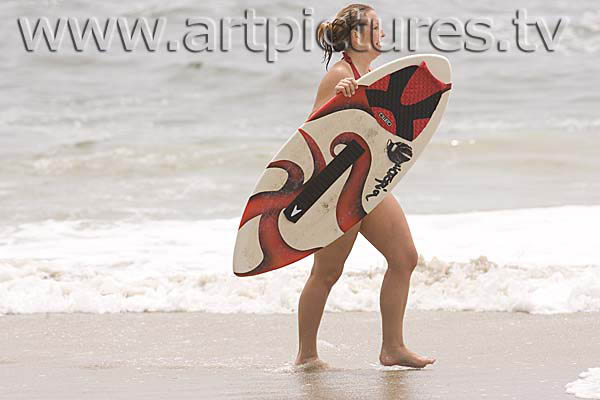 skim boarding