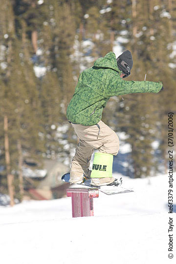 Snow boarding  Ski mammoth lakes CA