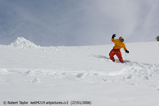 Snow boarding  Ski mammoth lakes CA