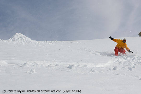 Snow boarding  Ski mammoth lakes CA