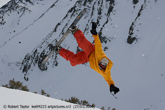 Snow boarding  Ski mammoth lakes CA