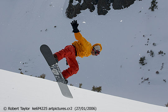 Snow boarding  Ski mammoth lakes CA