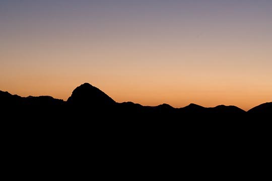 view of the Santa Monica Mountains Ca