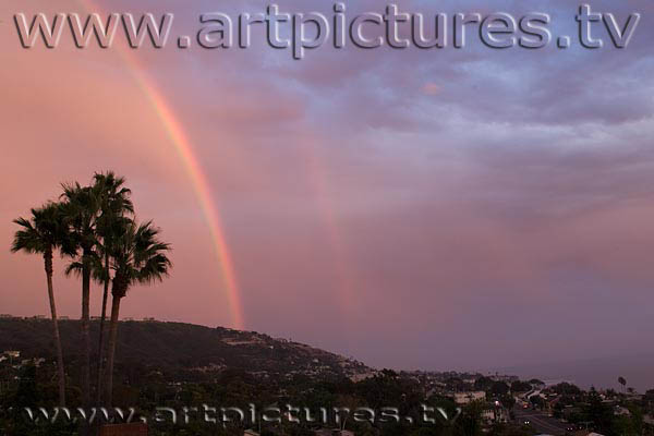 Sunset over Laguna beach