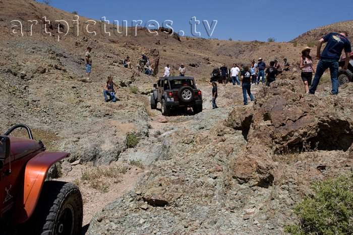 Jeep Calico ghost town near Barstow