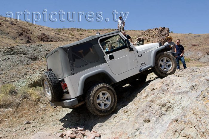 Jeep Calico ghost town near Barstow