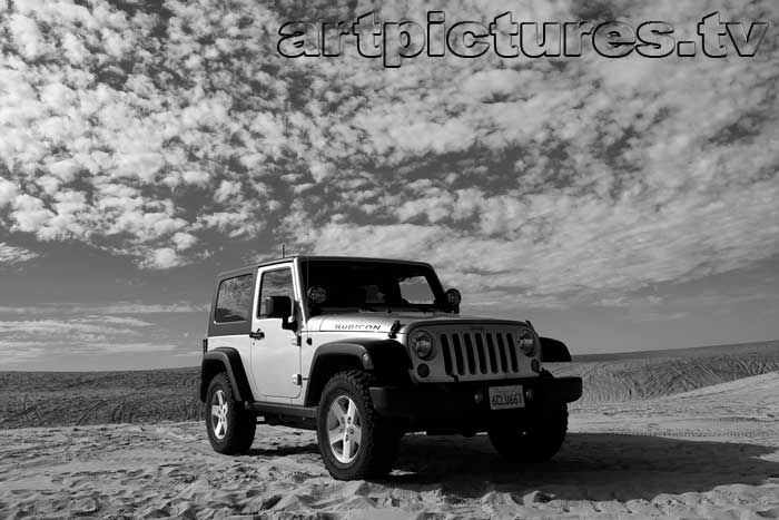 Jeep Jk at Pismo Beach California