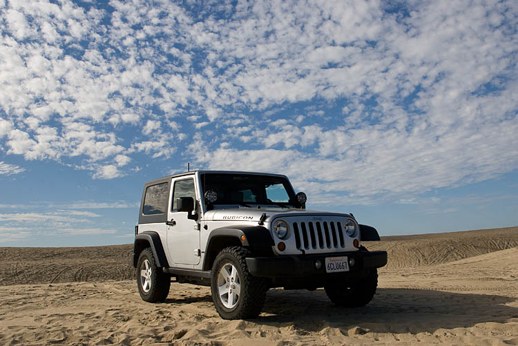 Jeep Jk at Pismo Beach California