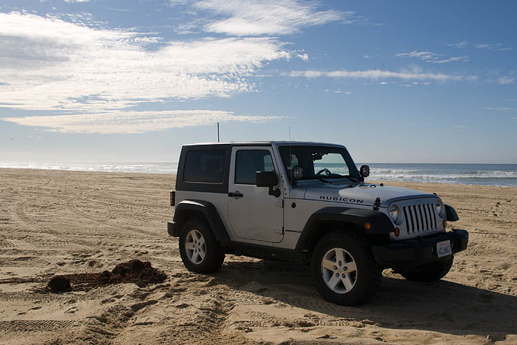 Jeep Jk at Pismo Beach California